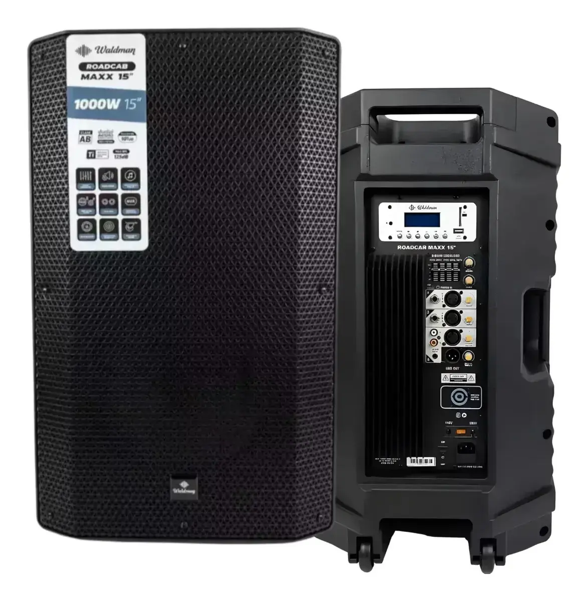 Caixa Som Ativa 15 Waldman Roadcab Rc1000x 1000w Para Evento Preto - 1