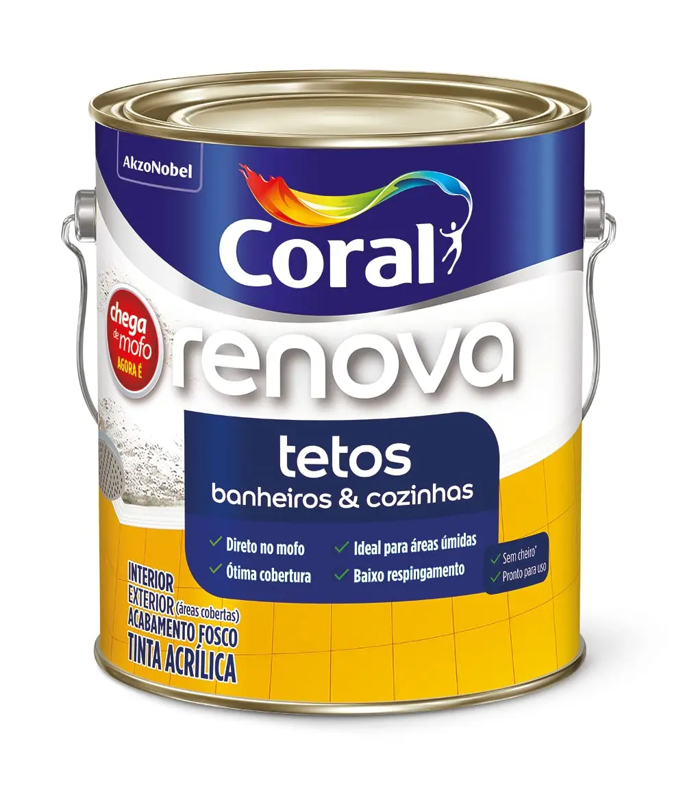 Tinta Fosco Chega de Mofo Econômico 3,6l Branco