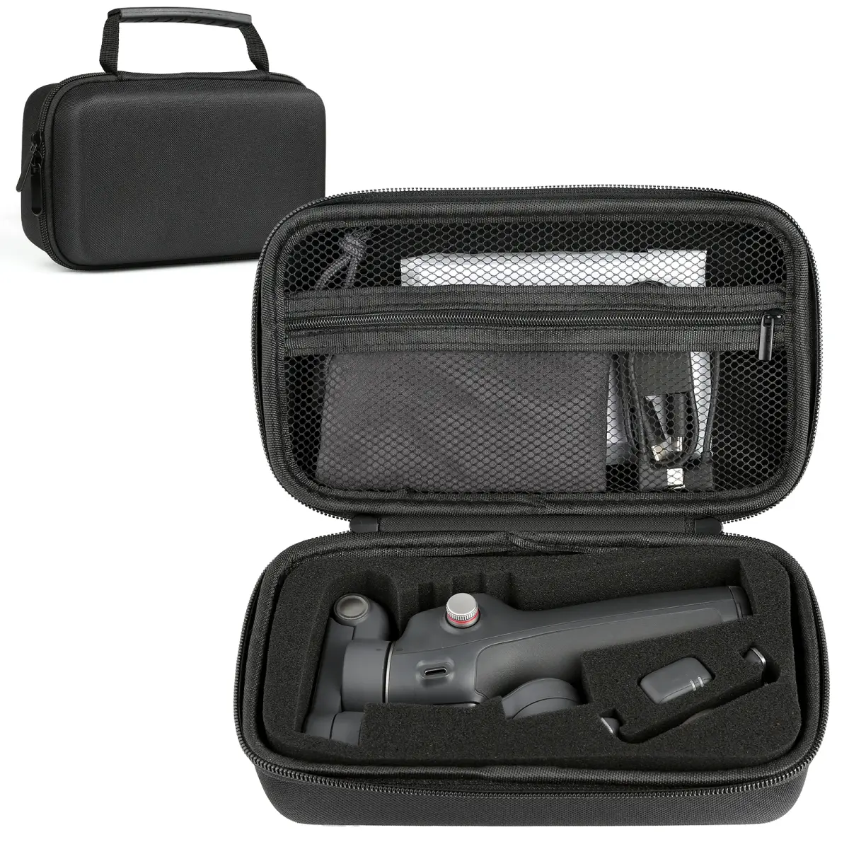 Para Osmo Mobile 7P/8 Case, Bolsa de Fotografia para DJI OM 7 Pro/OM8 Gimbal Estabilizador Caixa de Viagem para DJI Osmo Mobile 8/7/7P - 1