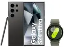 Samsung Galaxy S24 Ultra 256GB - Titânio Preto 5G + Smartwatch Watch7 40mm Verde - 1