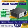 Projetores no brasil Projetor inteligente portátil ThundeaL TD98Pro Alta luminosidade Suporte 2K 4K Full HD para filmes e jogos TD98 Pro 2 GB 32 GB Vídeo Cinema em casa Wi-Fi Android Beam Para apresentação