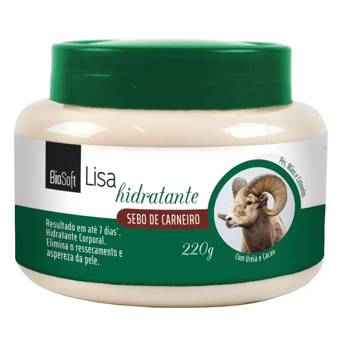 Lisa Hidratante Sebo de Carneiro Bio Soft - 220g, Soft Hair - 1