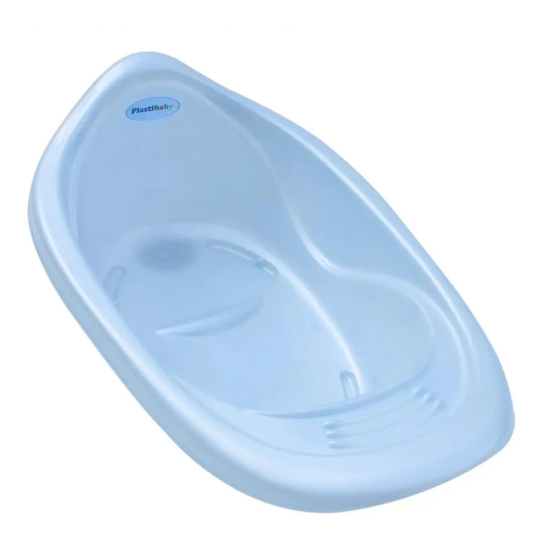 Banheira Bebê Perolada 22L Plastibaby (Azul perolado)