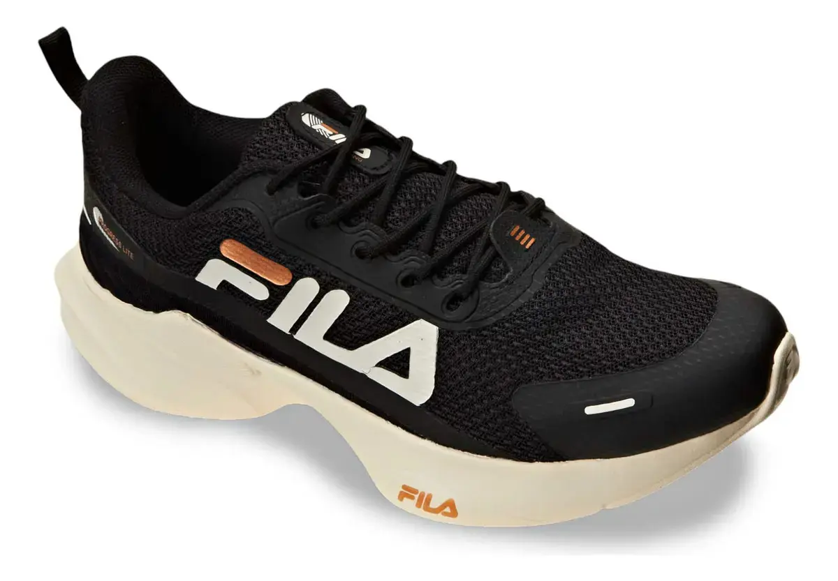 Tênis Fila Progress Lite Feminino F02TR00046 Rosé/Cinza/Branco Liso 36 Br