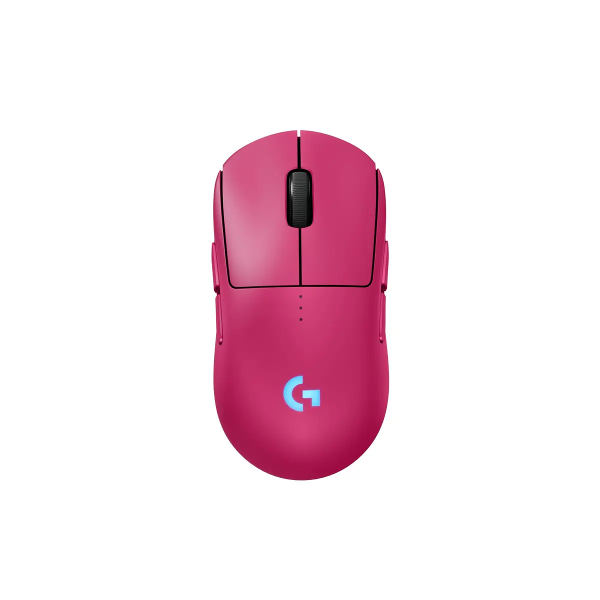 Mouse Gamer Sem Fio Logitech G PRO 2 LIGHTSPEED para Destros ou Canhotos, 4 Botões Programáveis e Removíveis, Sensor Hero 2 44K DPI, Carregamento USB-C, PC/Mac - Magenta