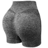 8 Shorts feminino cintura alta para treino – Cinza M - 1