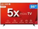 Smart TV 86" 4K LG Ultra HD 86UT8050 com Processador a5 Ger7 AI, Alexa/Chromecast integrado, Otimizador de Jogos, webOS 24 e Controle Smart Magic - 1