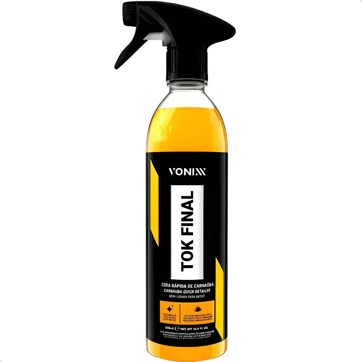 Cera Vonixx Brilho Intenso Cera De Carnaúba Tok Final Cera Cristalizadora 500ml