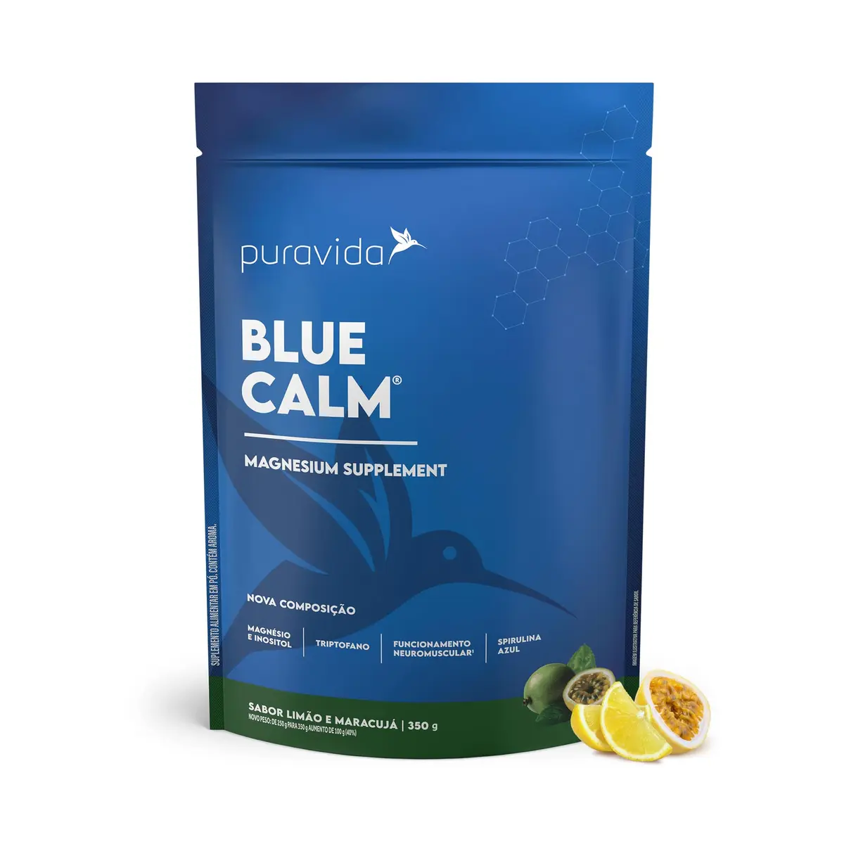 Puravida Blue Calm Limão e Maracujá 350g - 1