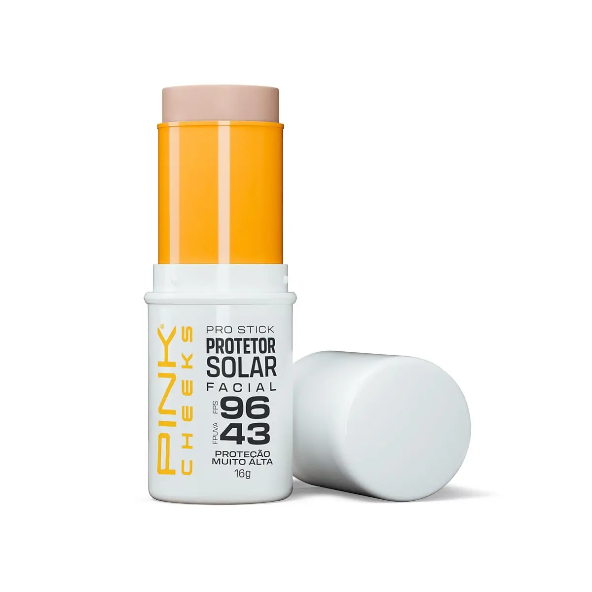 Protetor Solar em Bastão Pink Cheeks, Cor PRO10, FPS 95, 14g | Pro Stick, Multifuncional