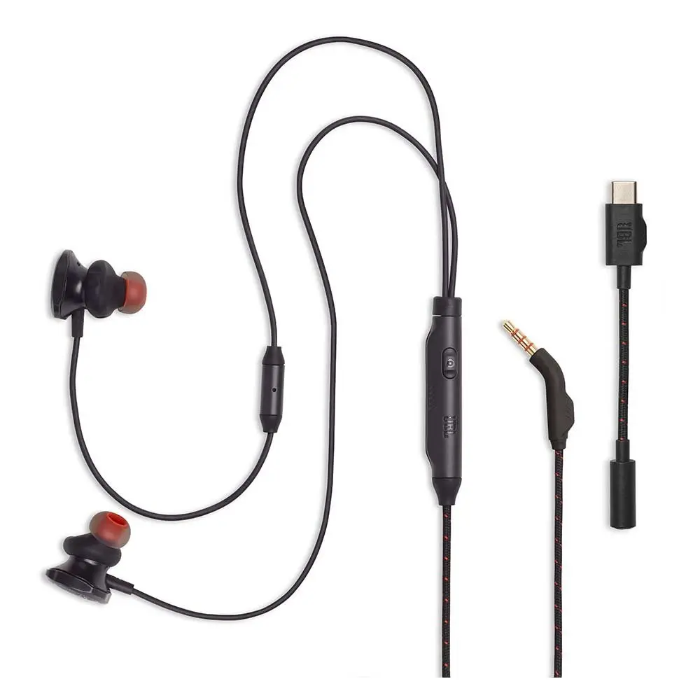 Fone de Ouvido JBL Quantum 50C In Ear Preto - LQTUM50CBLK