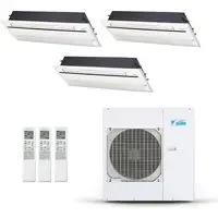 Ar-Condicionado Multi Split Inverter Daikin 38.000 (3x Evap Cassete 1 Via 18.000) Quente/Frio 220V