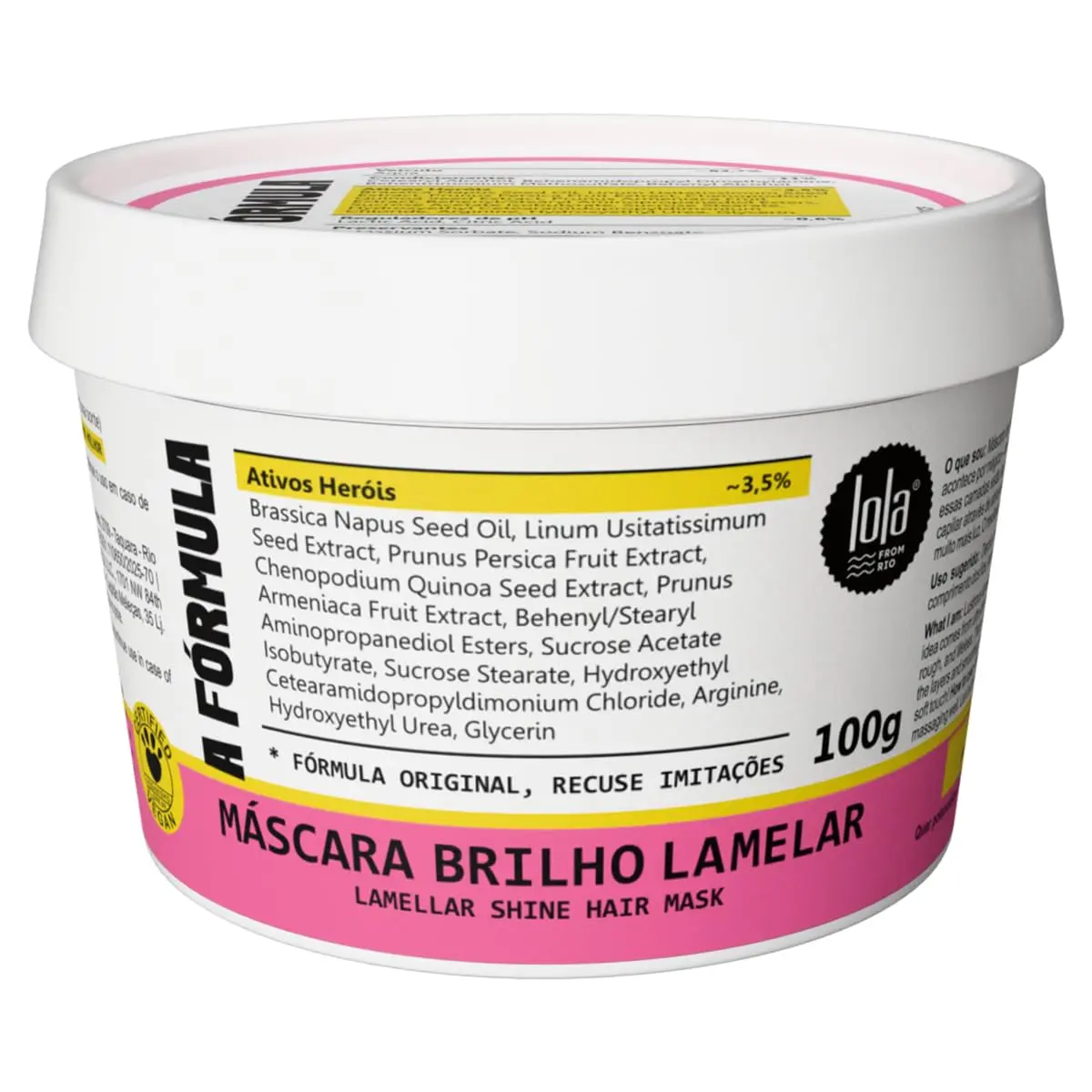 Máscara Capilar A Fórmula 100gr - Lola Cosmetics - 1