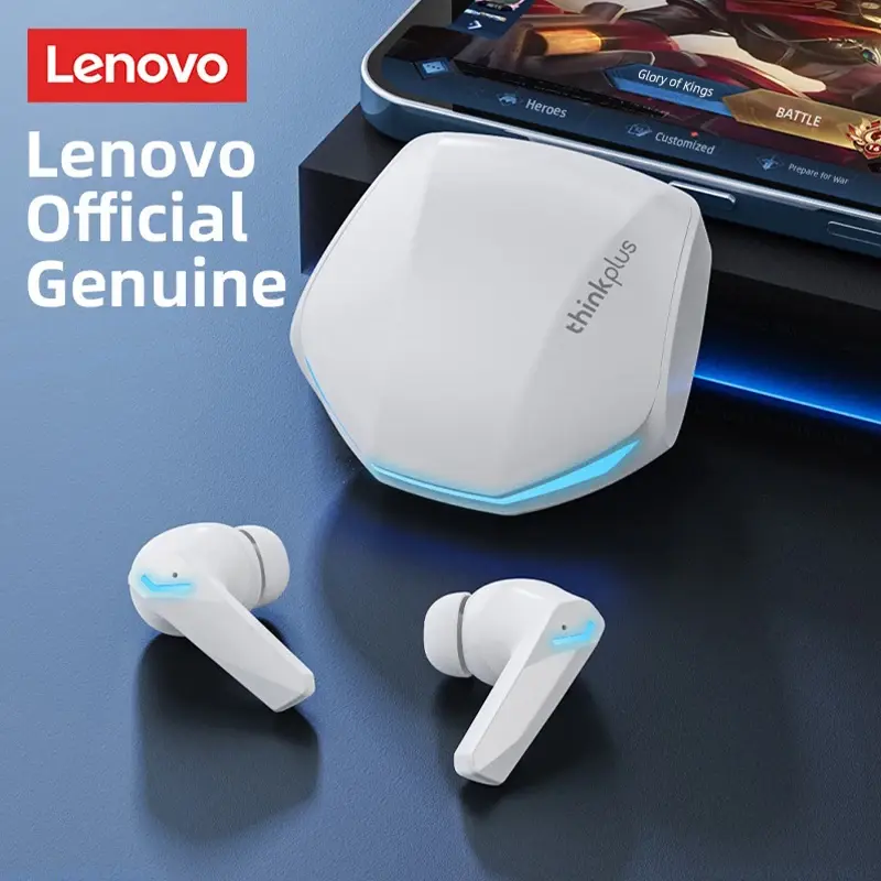 Fone de Ouvido Sem Fio Bluetooth V5.4 Lenovo GM2 Pro TWS com Chamada HD, Baixa Latência, Modo Duplo para Música e Jogos GM2PRO - 1
