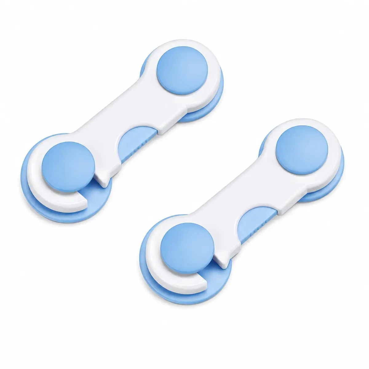 Kit 2 Travas de Segurança Infantil para Porta, Gaveta e Armário