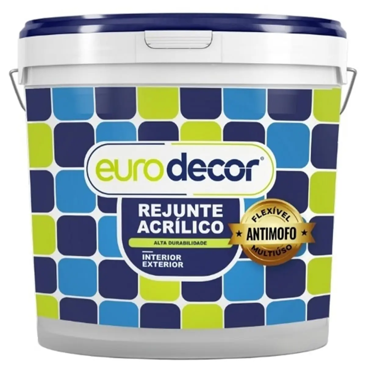 Rejunte Acrílico Líquido 5kg Impermeável para Pisos e Azulejos (Marfim)