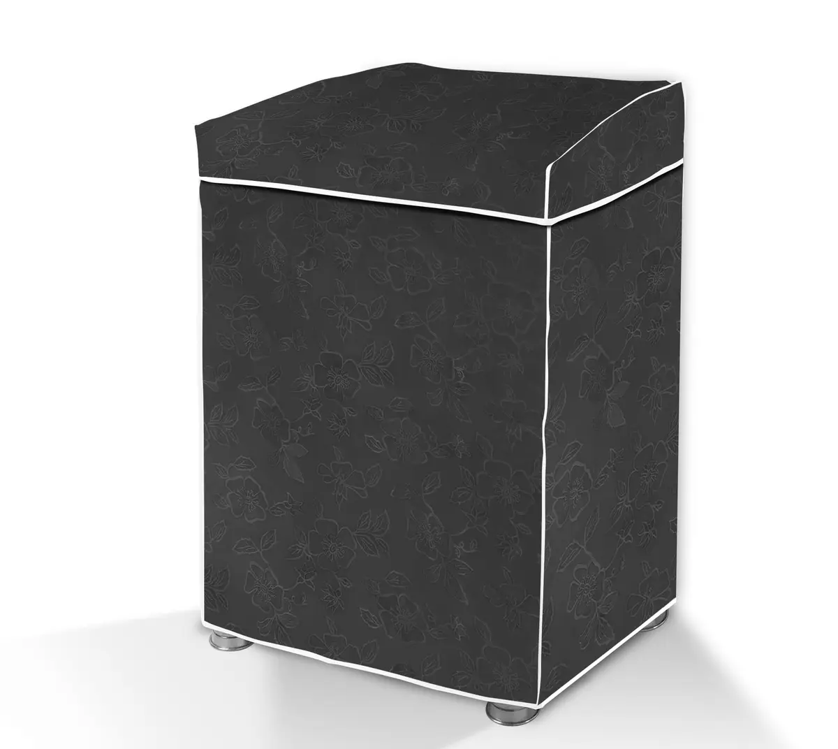 Capa para Máquina de Lavar Tamanho G Preta em Couronil | Impermeável com elástico traseiro e abertura superior para Brastemp Electrolux Consul 12kg 13kg 14kg 15kg - 1
