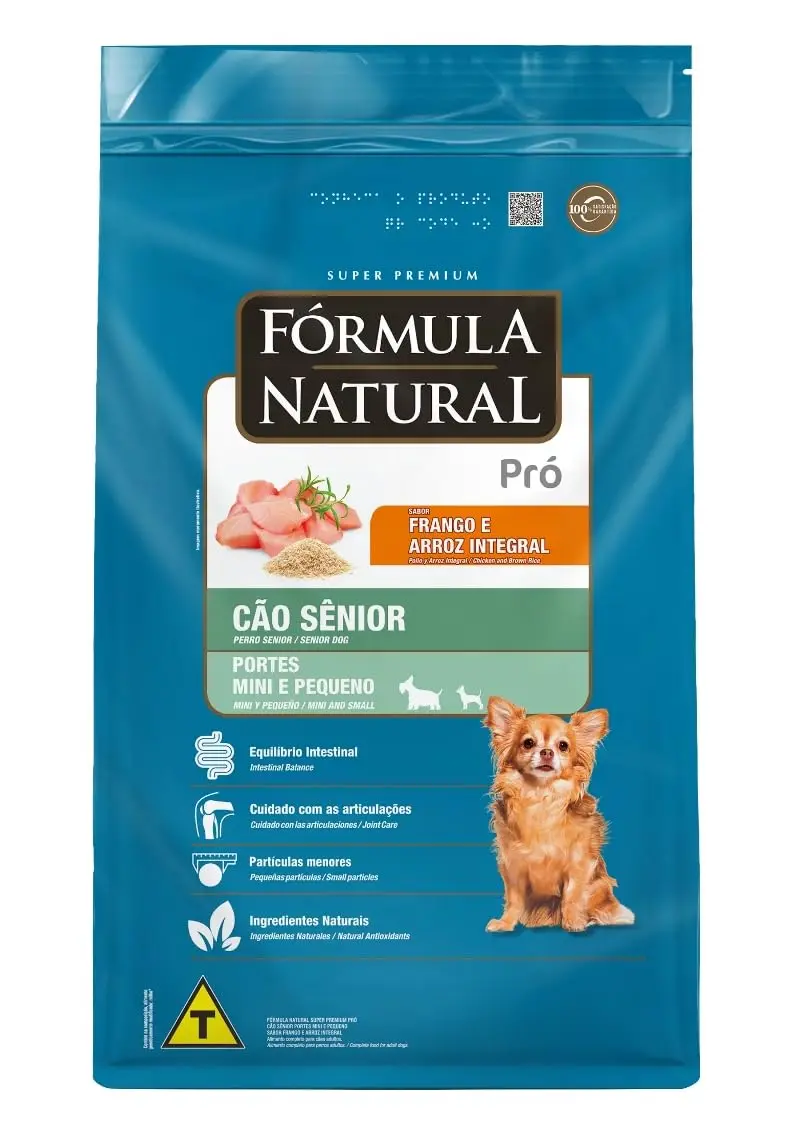 Fórmula Natural Pro Ração Seca Para Cães Sênior De Pequeno Porte Sabor Frango 2,5Kg - 1