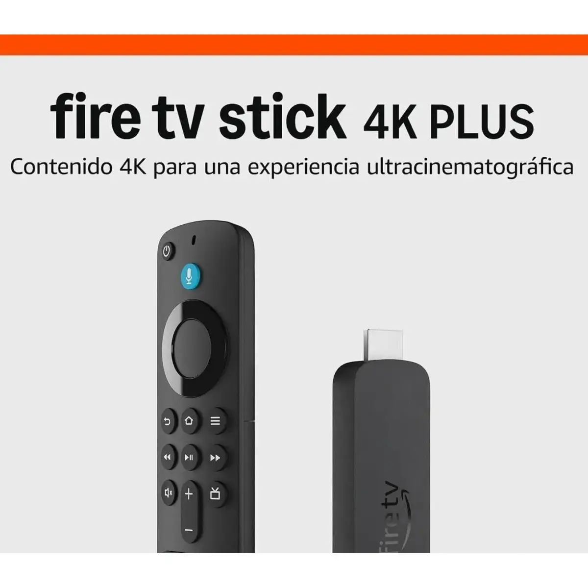 Amazon Fire TV Stick HD, 4K PLUS – Streaming em Full HD e Ultra HD com Dolby Vision, HDR10+, Dolby Atmos, Wi-Fi 6, controlo de voz Alexa e comando incluído