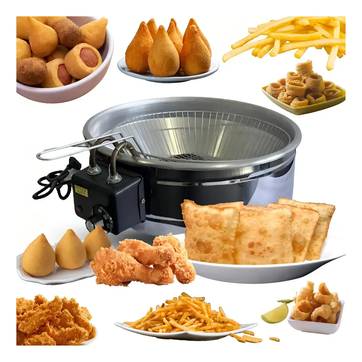 Central Fritadeira Tacho 5L Cinza 1600 W thumbnail 6