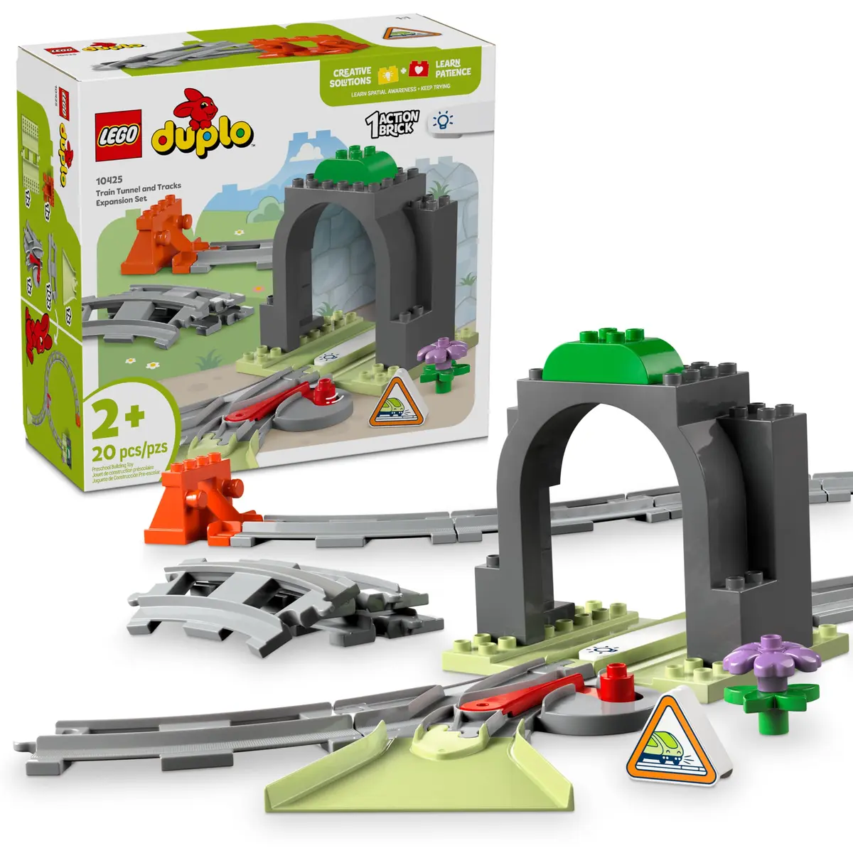 LEGO DUPLO Town Pacote de Expansão de Túnel e Trilhos de Trem 10425