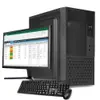 PC Home Completo Mancer HM784, Intel Core i3, 8GB DDR3, SSD 120GB + Monitor + Kit Periféricos - 1