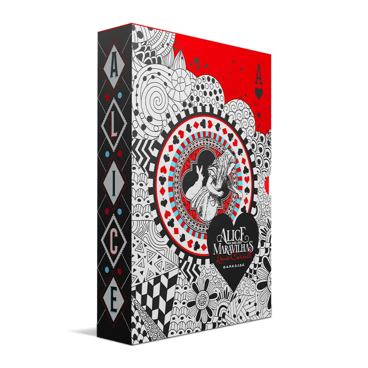 BOX COMPLETO ALICE NO PAÍS DAS MARAVILHAS E ATRAVÉS DO ESPELHO