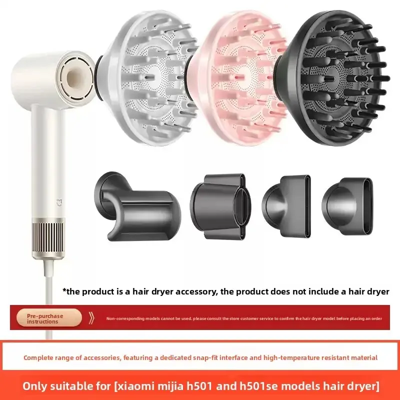 H501/H501SE para Xiaomi Mijia Secador de cabelo Acessórios de bocal de modelagem de secagem