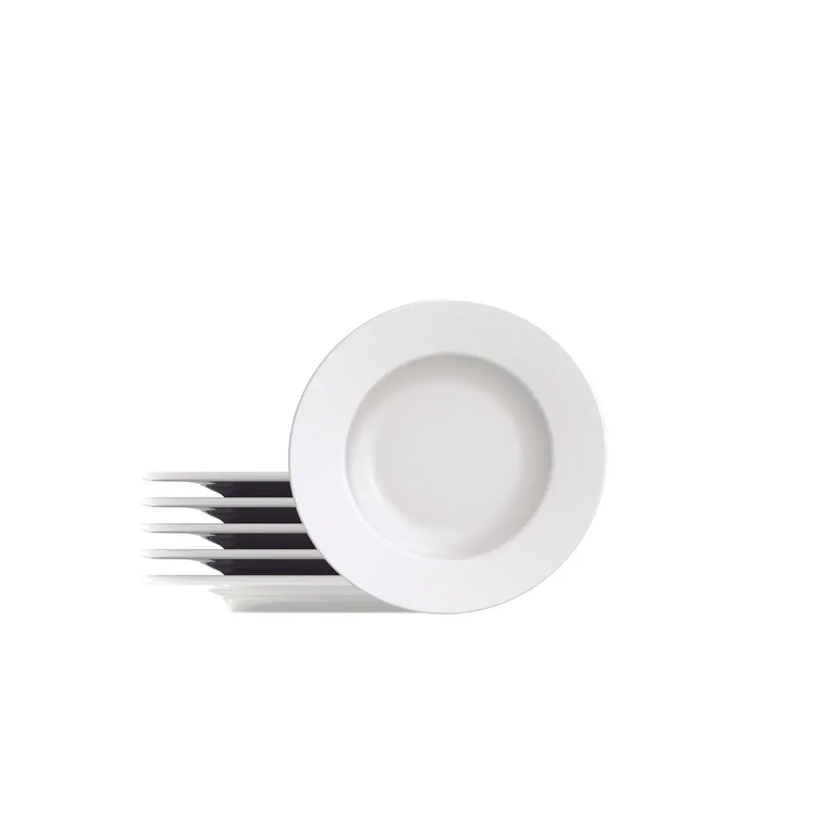 Kit Prato Sobremesa Tramontina Maria Augusta em Porcelana 21 cm 06 Peças
