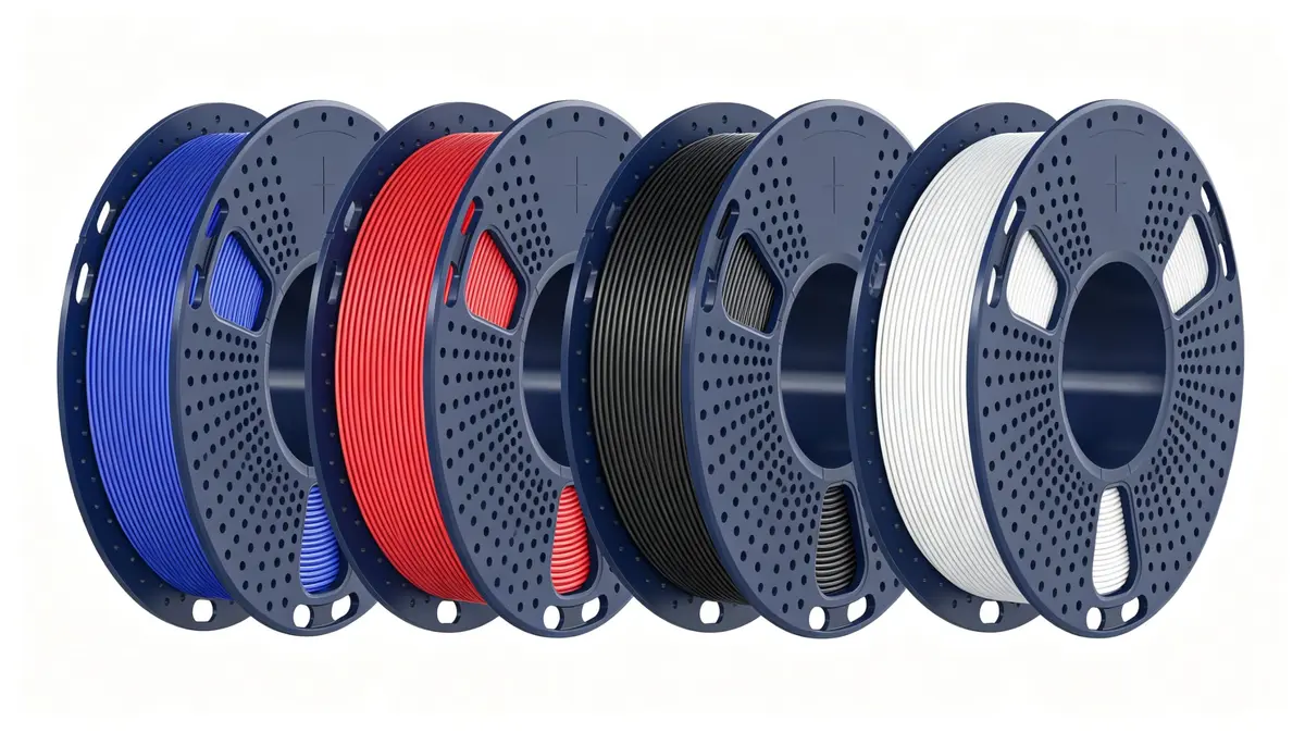 Creatorally Filamento PETG 1,75mm 4x250g Preto Vermelho Branco Azul | Excelente Adesão entre Camadas, Alta Resistência ao Impacto, Resistência a UV e Umidade, Alta precisão ±0,02mm, Fluxo estável