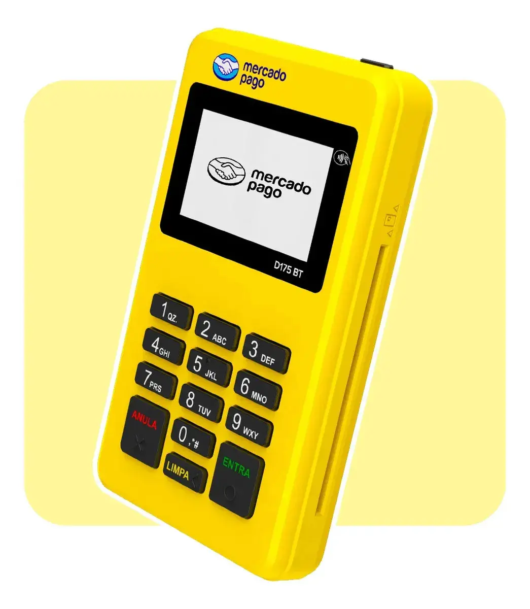 Maquininha De Cartão Mercado Pago Point Mini D175-bt Nfc2 Bluetooth