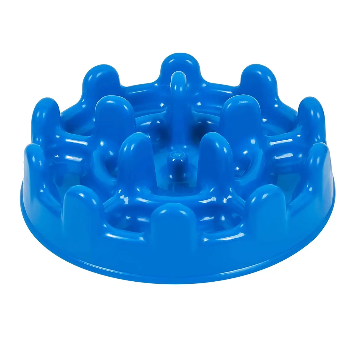Pet Games Comedouro Lento Funcional Mini Pet Fit Azul Para Gatos - 1