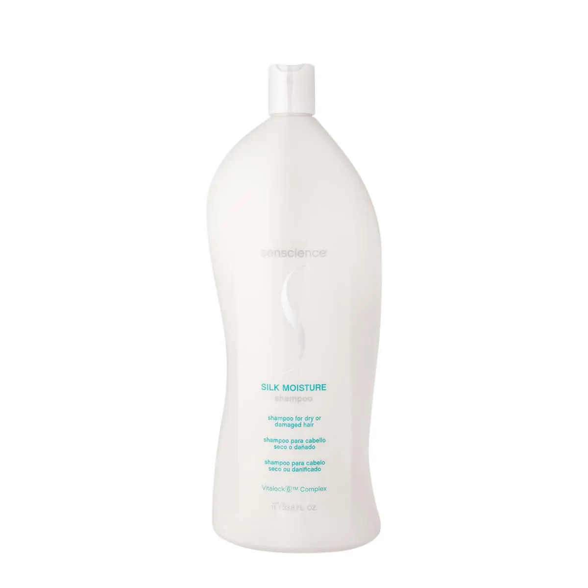 Shampoo Silk Moisture 1L, Senscience 1000ml - NOVA EMBALAGEM, Branco - 1