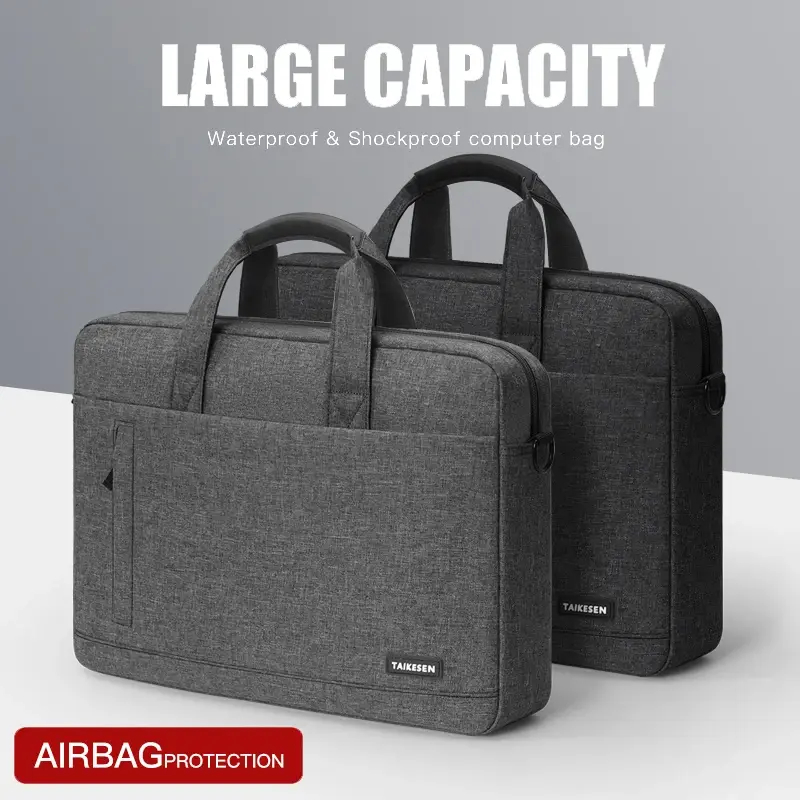 Bolsa de Ombro/Portfólio para Notebook (M3, M4, 14, 15, 15.6, 17 Polegadas) - Compatível com Macbook Air/Pro 13.3, Huawei, Asus, Dell