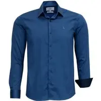 Camisa Social Amil Filati Comfort Algodão Fio60 Com Elastano Acetinado Luxo Cor Estanho
