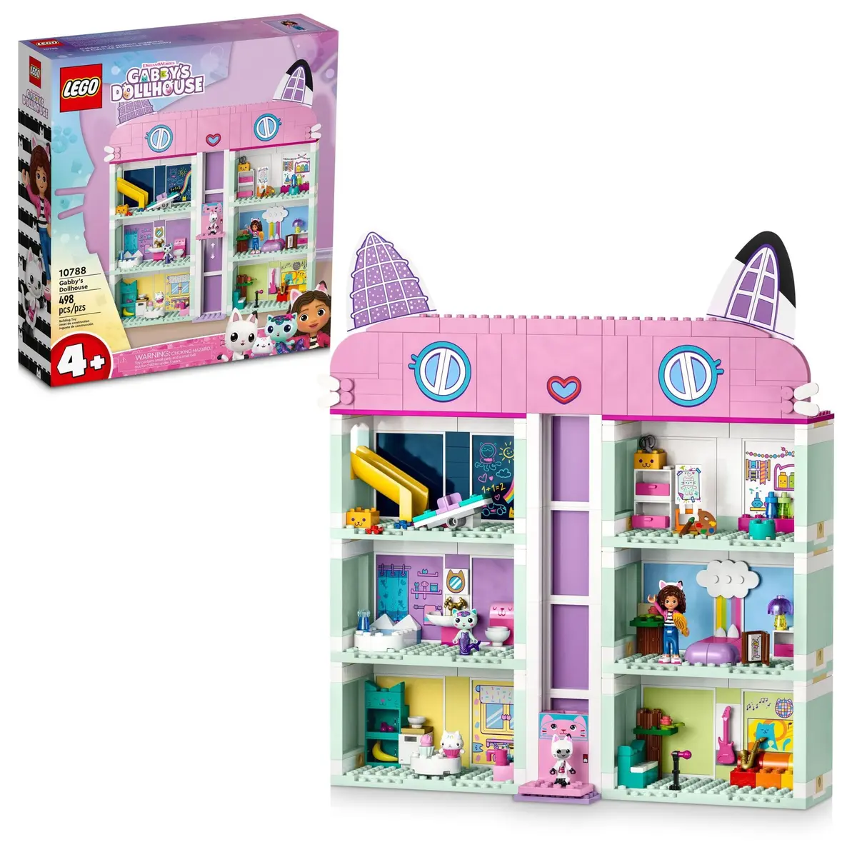 LEGO Gabby's Dollhouse – Casa Mágica da Gabby Brinquedo Educativo 10788 - 1