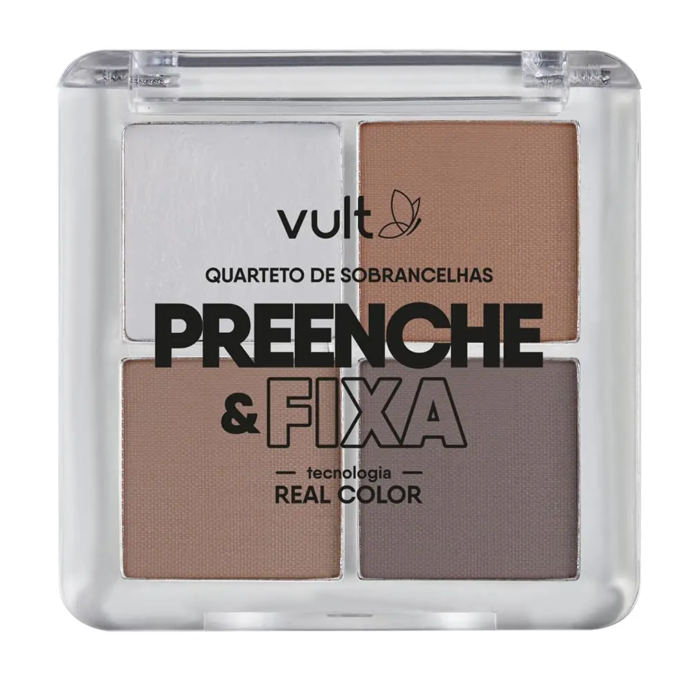 Vult Preenche & Fixa Quarteto de Sombras p/Sobrancelhas 5g