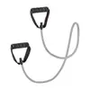 Extensor Elástico Toning Tube com Alça Fitness Cinza/Preto Atrio - ES223 - 1