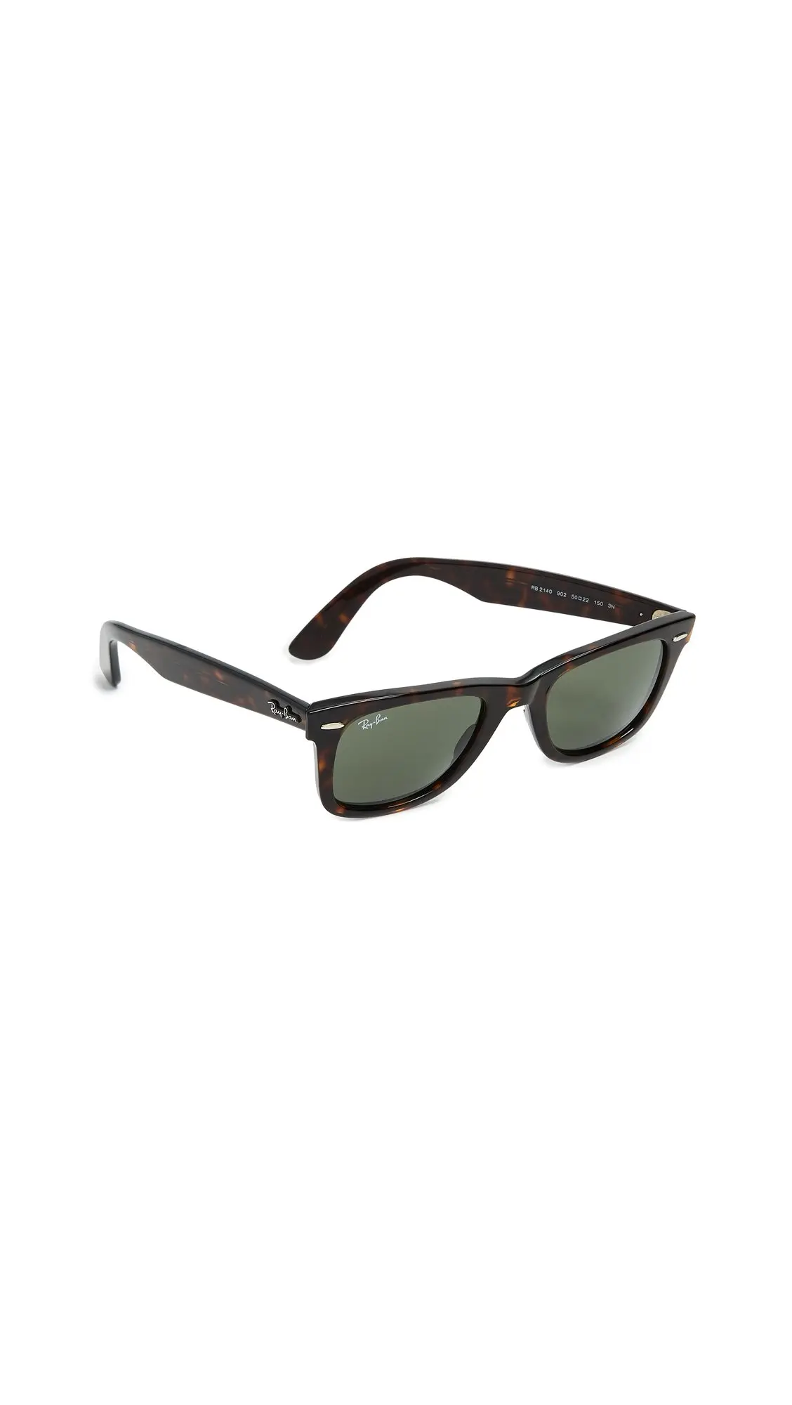 Óculos de Sol Ray-Ban Wayfarer Unissex, Marrom Tartaruga, Tamanho 50