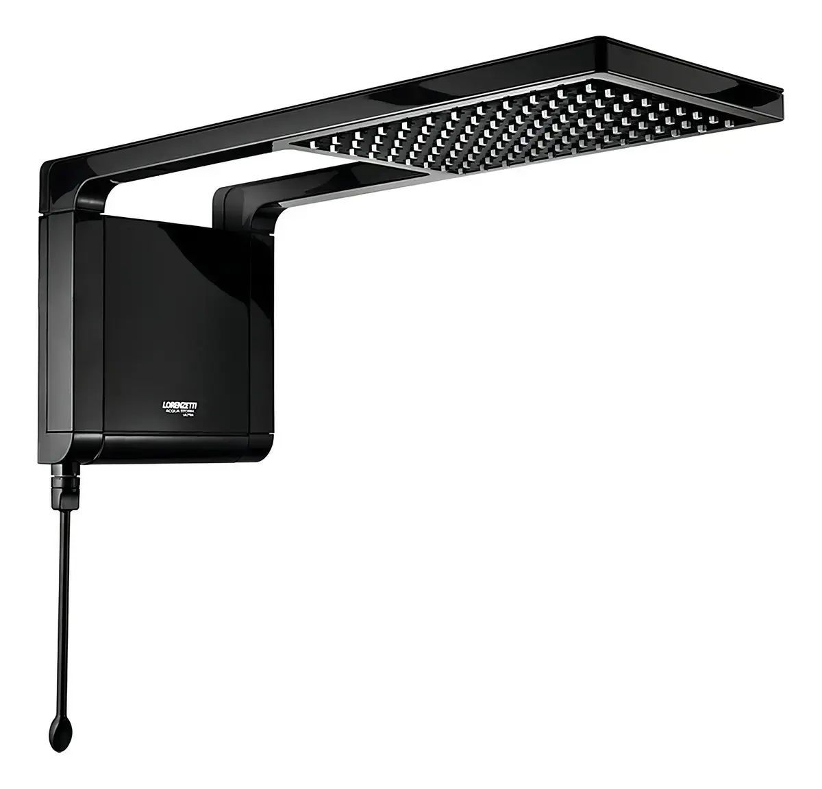 Chuveiro Elétrico De Parede Lorenzetti Acqua Ultra Storm Preto 5500W