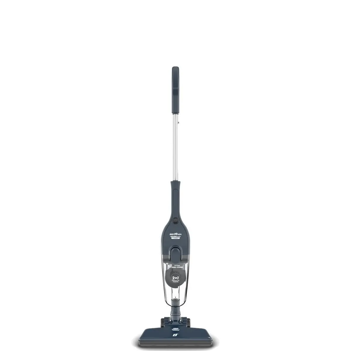 Aspirador de Pó Vertical Britânia 2 em 1 com Filtro Ciclone 1400W BAS30 1,5L Azul 220V