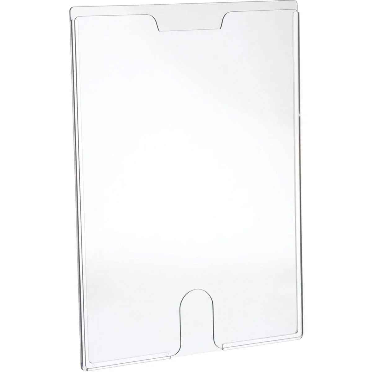 Display Office A4 em PS Rígido Transparente – Maxcril – Suporte Vertical para Folhas, Avisos e Informativos