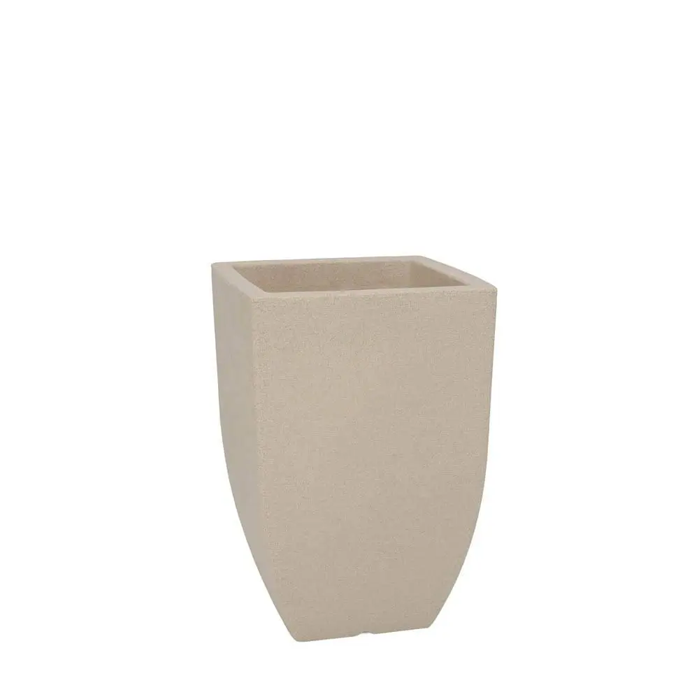 Vasart Malta Vaso de Flores Trapezio, Granito Areia, 30x45cm