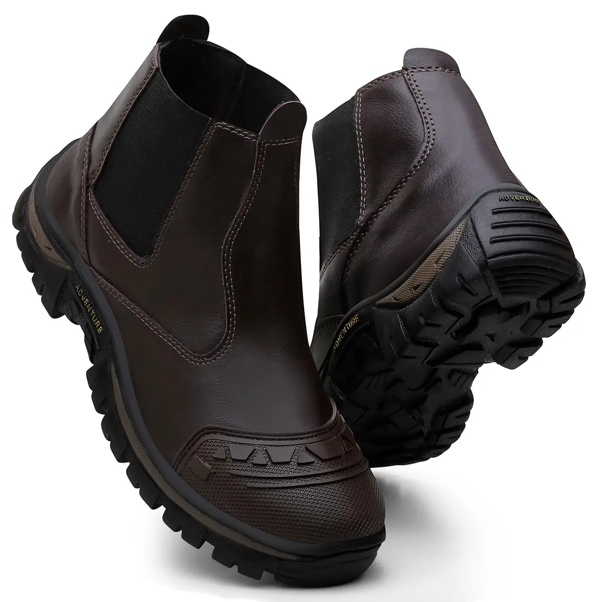 Bota Masculina Couro Legítimo para Motociclista Impermeável Tamanho 42 | Tamanho 42, Couro Legítimo, Impermeável, Masculina, Para Motociclista