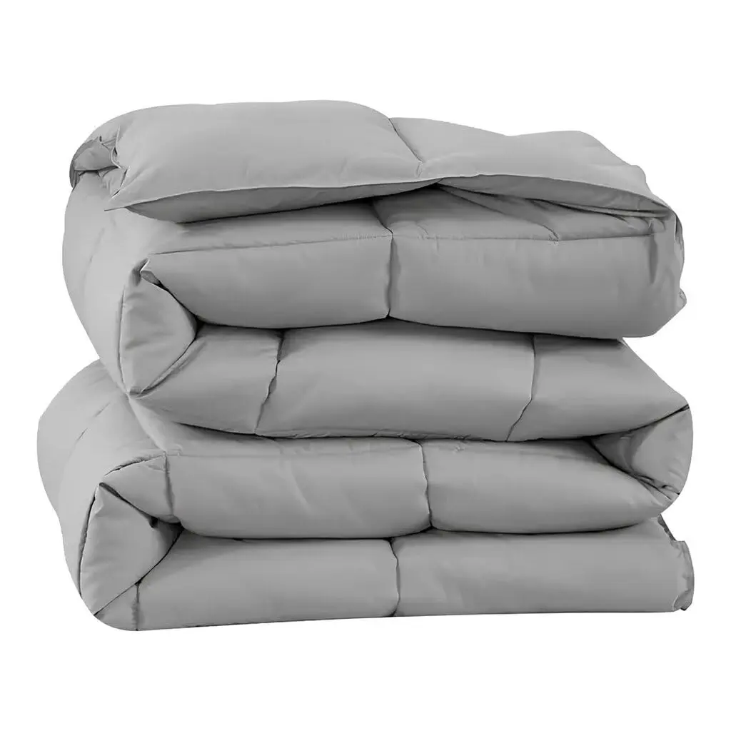 Camesa Edredom Ecopluma Toque de Pluma King Size 280x260cm - Cinza, Poliéster