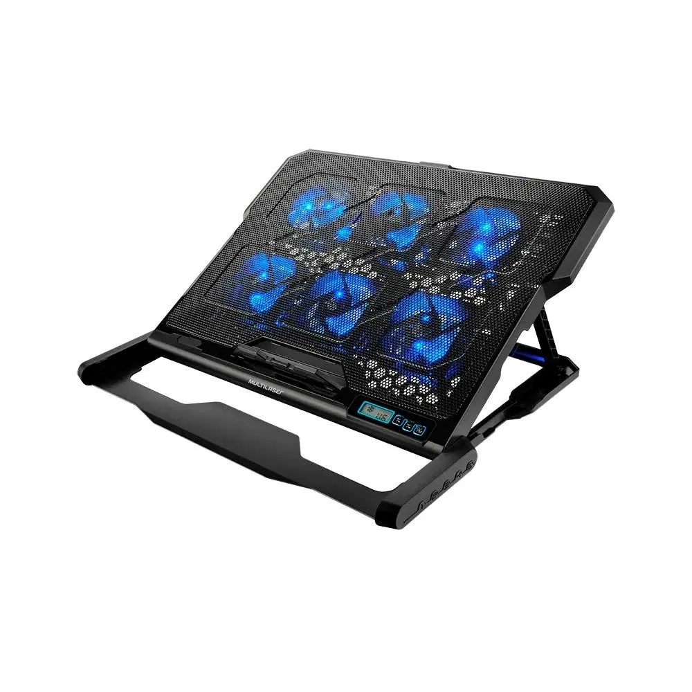 Cooler para Notebook com 6 Fans Led Azul Hexa Cooler Multi - AC282