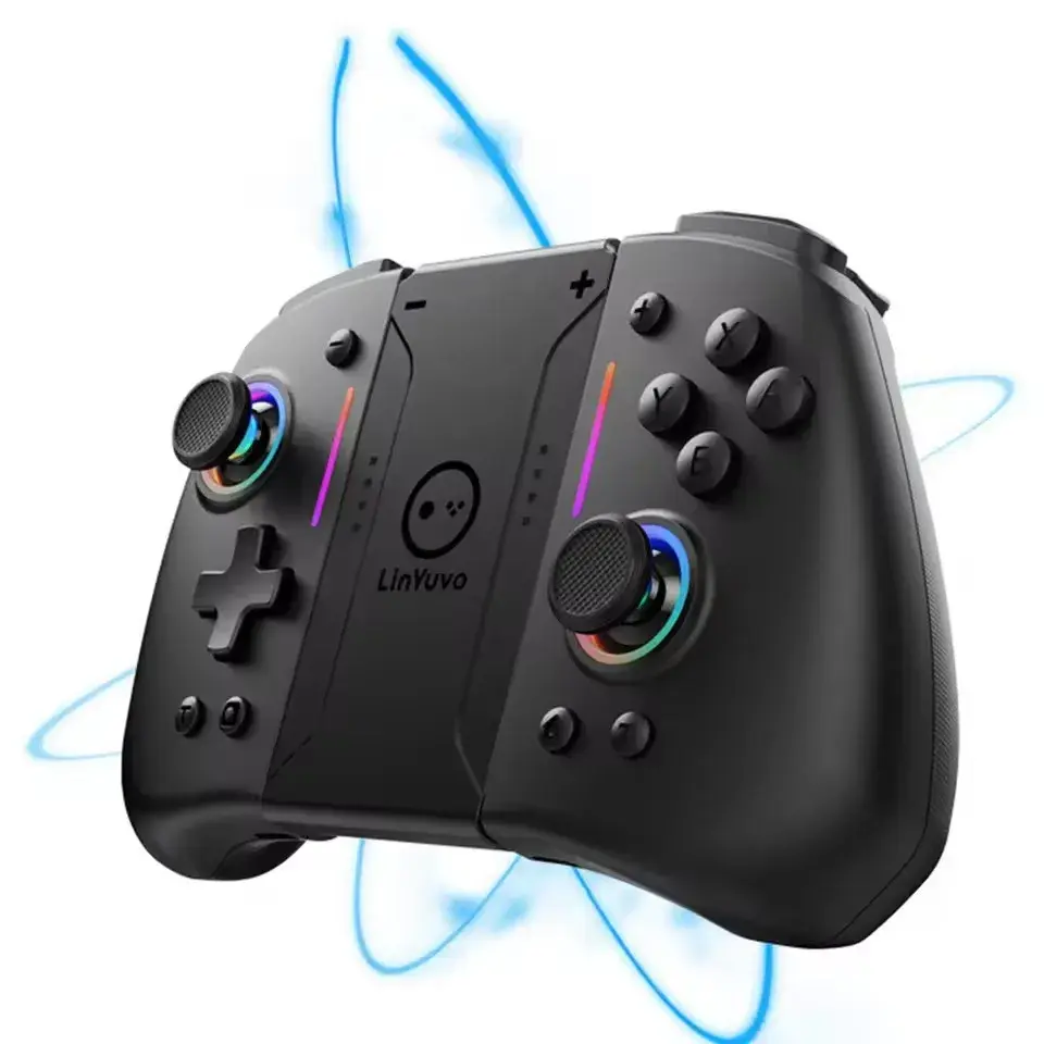 Controle Sem Fio Bluetooth para Nintendo Switch & OLED & Lite, Acessórios de Jogo Mando Hall Gaming