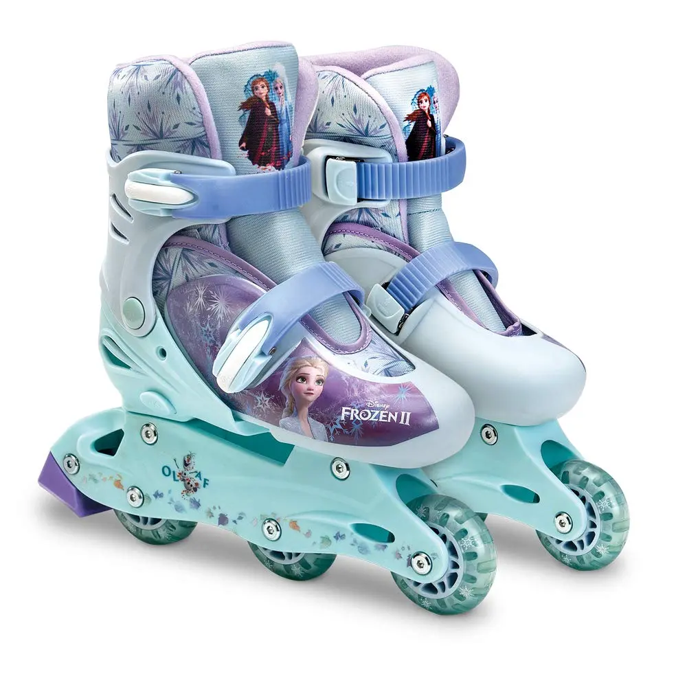 Frozen - Patins 3 Rodas Ajustável 29/32 com acessórios de segurança