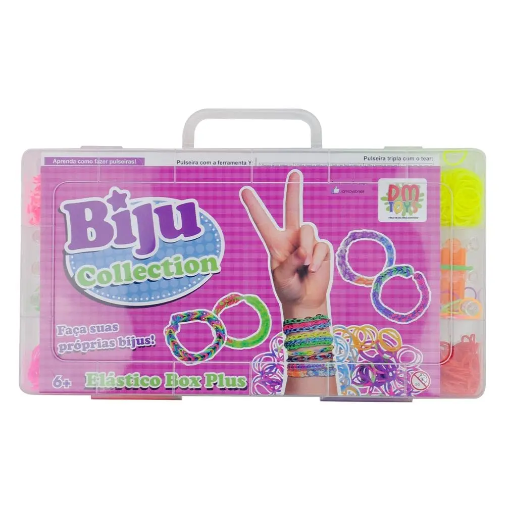 Kit Biju Collection Elástico Box Plus DM Toys