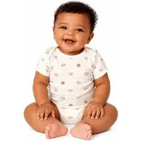 Infantil - Body Menino Amiguinho Esperto Alphabeto Bege